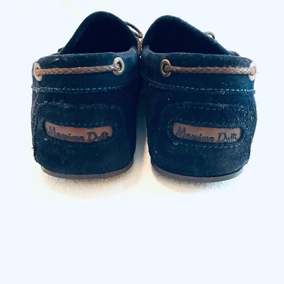 Massimo Dutti suede loafer Men\'s 41 navy tassel driving moccasin quiet luxury main image 5